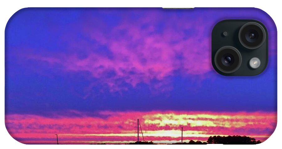 Sunset iPhone Case featuring the photograph Sunset At Lake Norman by Cynthia Guinn