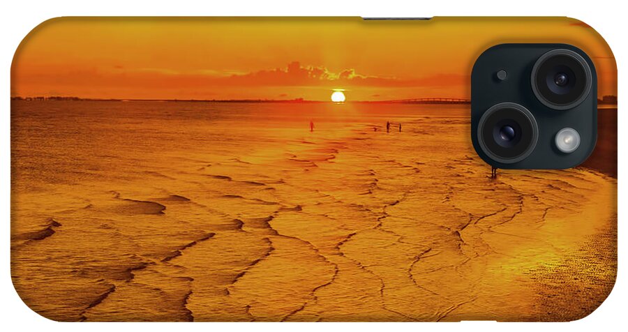 Photographs iPhone Case featuring the photograph Sunset At Low Tide, Fort Myers Beach, Florida by Felix Lai