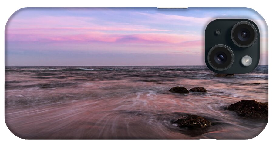 Nature iPhone Case featuring the photograph Sunset at the Atlantic by Andreas Levi