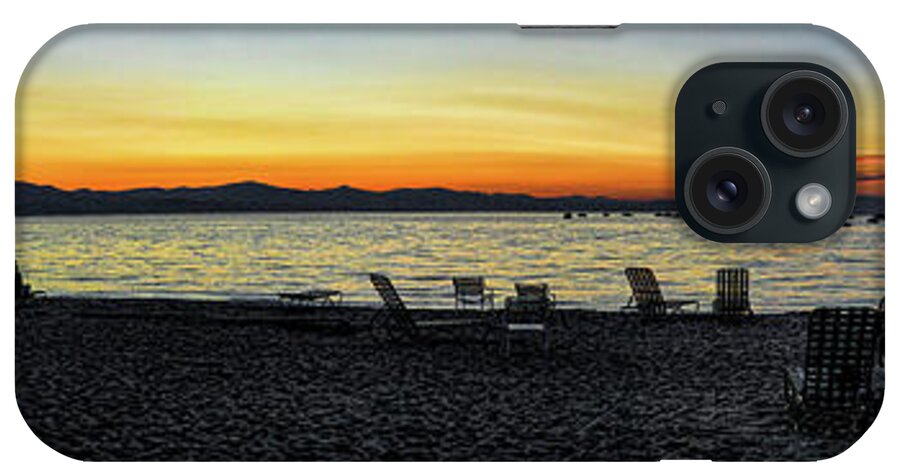 Sunset iPhone Case featuring the photograph Sunset at the Lake by Joe Lach
