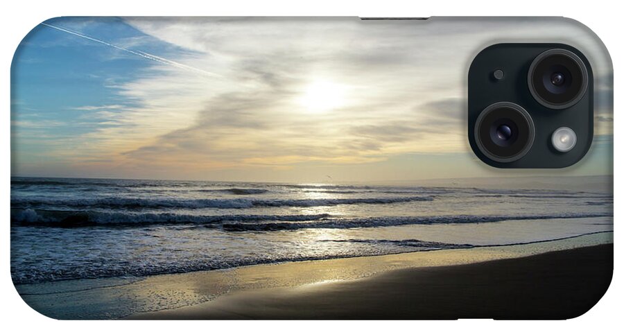 Sunset iPhone Case featuring the photograph Sunset beach by Jason Hughes