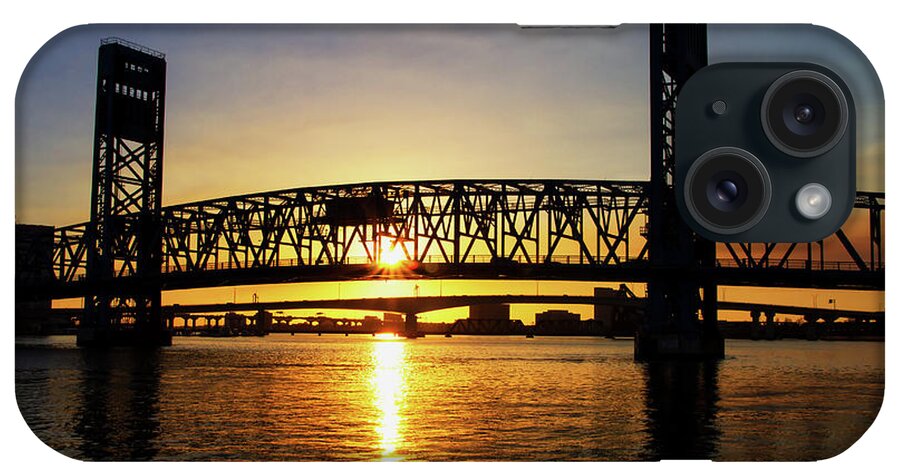 Sunset iPhone Case featuring the photograph Sunset Bridge 1 by Arthur Dodd