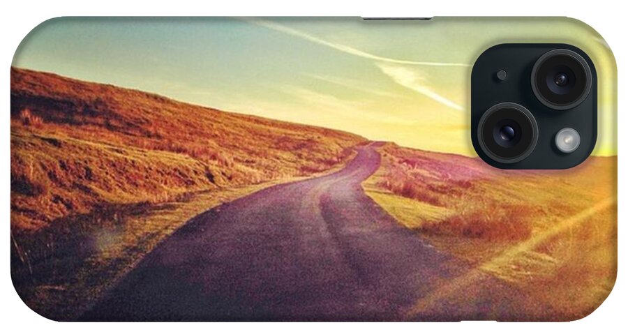 Mountains iPhone Case featuring the photograph #sunset #clouds #wales #walks #roadtrip by Tai Lacroix