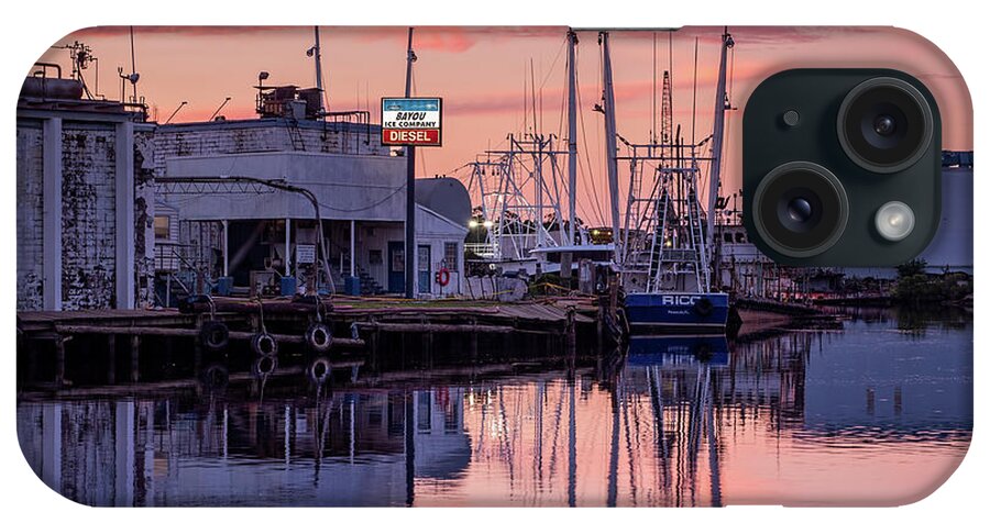Bayou iPhone Case featuring the photograph Sunset Colors and Reflections in the Bayou by Brad Boland