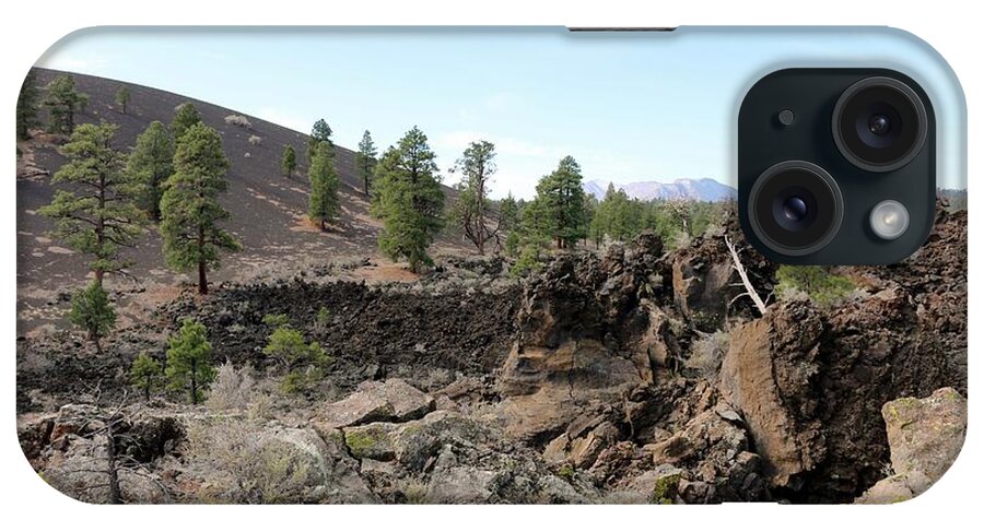 Sunset Crater National Monument iPhone Case featuring the photograph Sunset Crater Volcano National Monument by Christy Pooschke