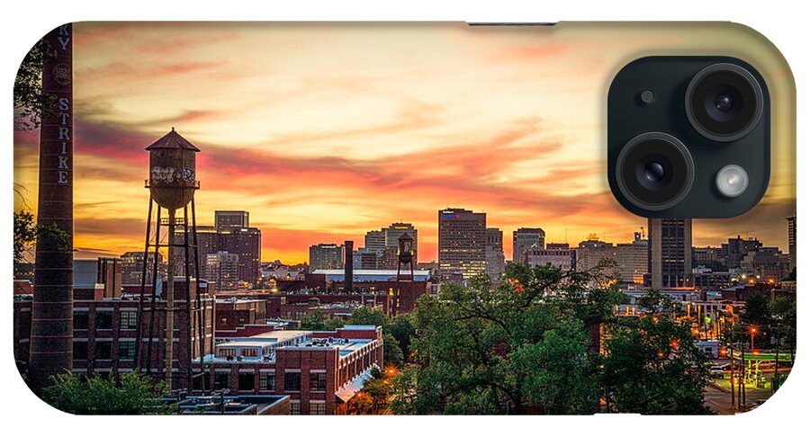 Lucky Strike iPhone Case featuring the photograph Sunset from the Hill by Stacy Abbott