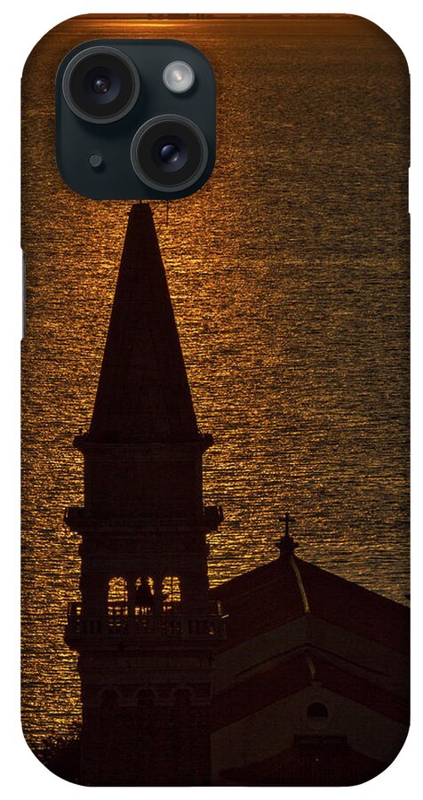 Piran iPhone Case featuring the photograph Sunset From the Walls #2 - Piran Slovenia by Stuart Litoff
