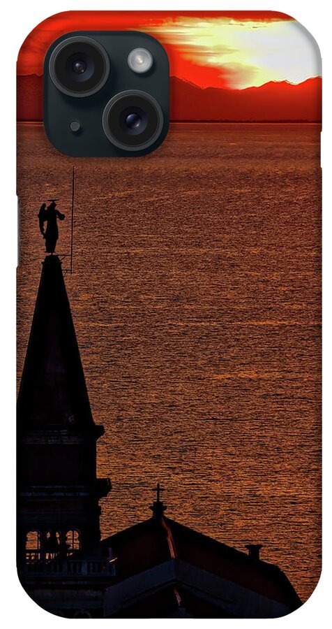 Piran iPhone Case featuring the photograph Sunset From the Walls #4 - Piran Slovenia by Stuart Litoff