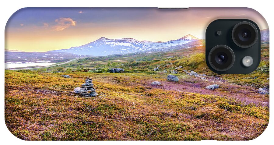 Europe iPhone Case featuring the photograph Sunset in tundra by Dmytro Korol