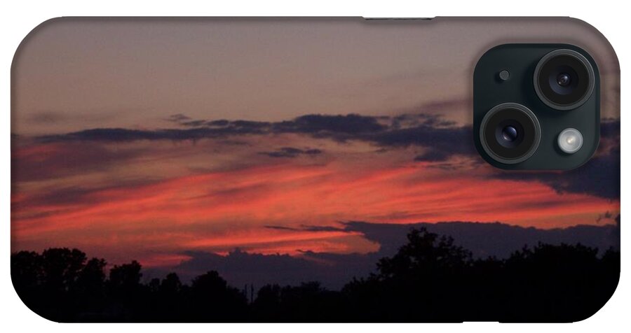 Sunset iPhone Case featuring the photograph Sunset by Michelle Miron-Rebbe