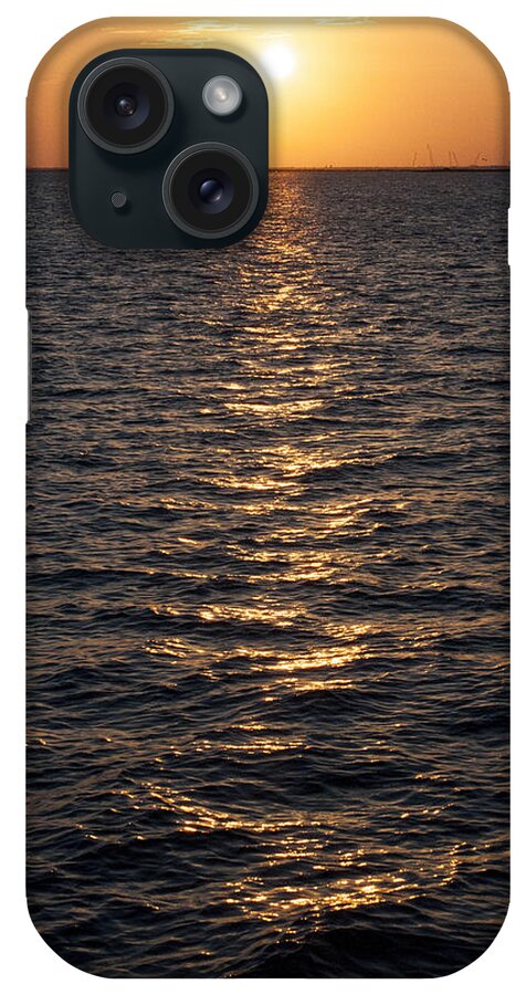 Sunset iPhone Case featuring the photograph Sunset on bay by Brian Kinney