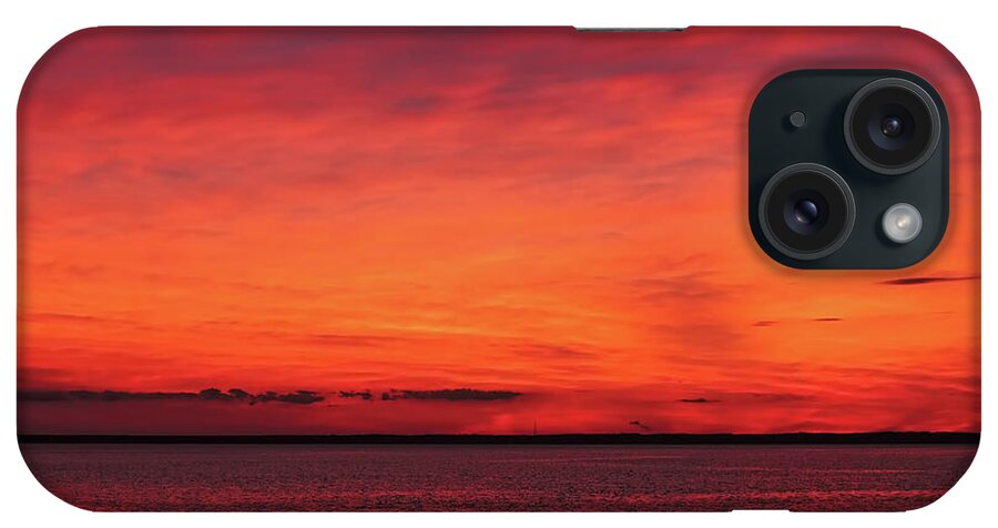 Sunrise iPhone Case featuring the photograph Sunset on Jersey Shore by Jeff Breiman