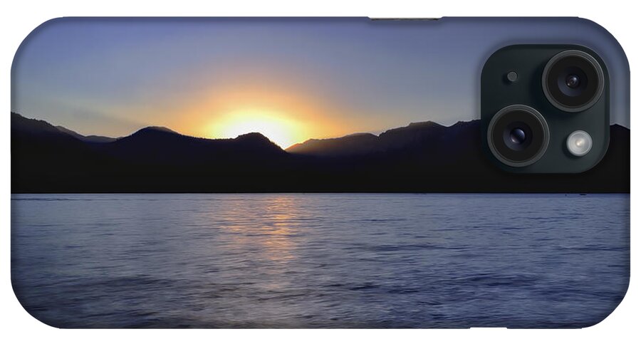 Sunset On Maggie's Peaks iPhone Case featuring the photograph Sunset On Maggie's Peaks by Mitch Shindelbower