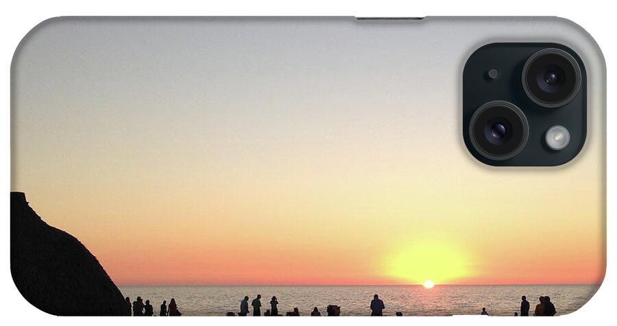 Sunset iPhone Case featuring the photograph Sunset on the Beach by Susan Grunin