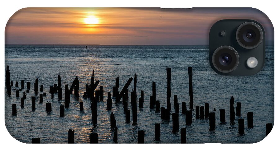 Astoria iPhone Case featuring the photograph Sunset on the Empire by Robert Potts