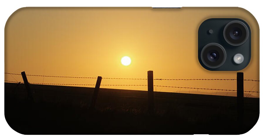 Landscape iPhone Case featuring the photograph Sunset On The Farm by Adrian Wale