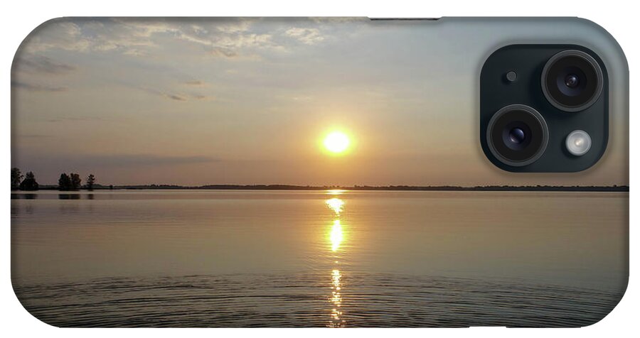  iPhone Case featuring the photograph Sunset on the Water by Brian Jones