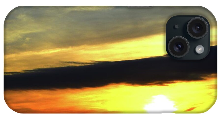 Abstract iPhone Case featuring the photograph Sunset Over Barrie Two by Lyle Crump