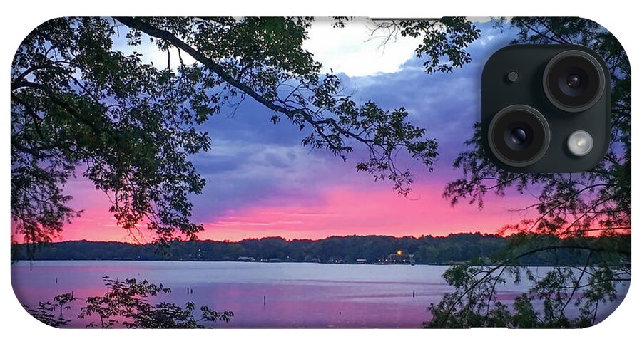 Water iPhone Case featuring the photograph Sunset Over Lake Cherokee by Phil And Karen Rispin