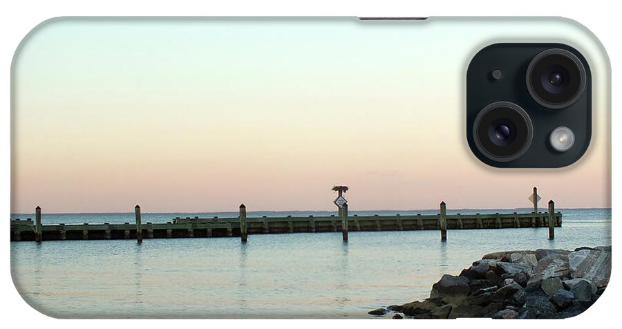 Sunset iPhone Case featuring the photograph Sunset Over the Chesapeake Bay by Kimmary MacLean