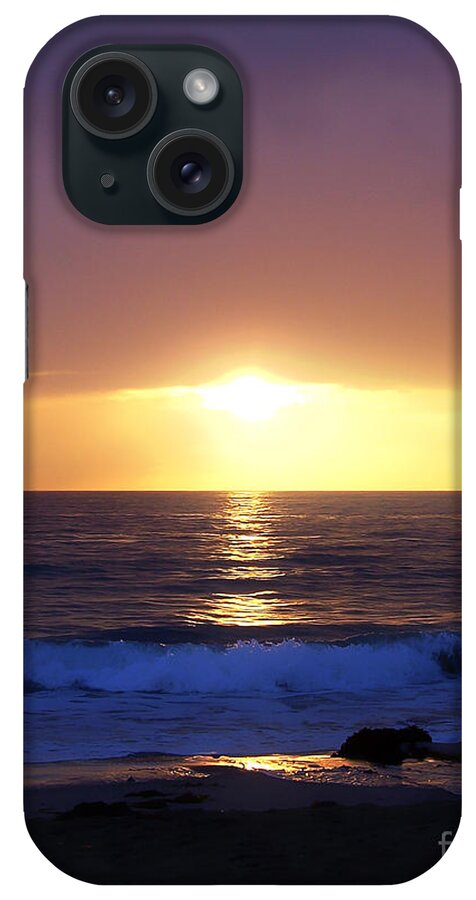 California iPhone Case featuring the photograph Sunset Over The Pacific by Phil Perkins