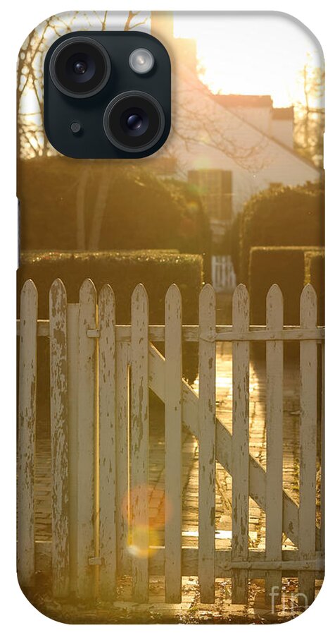 Colonial Williamsburg iPhone Case featuring the photograph Sunset Over Williamsburg by Rachel Morrison