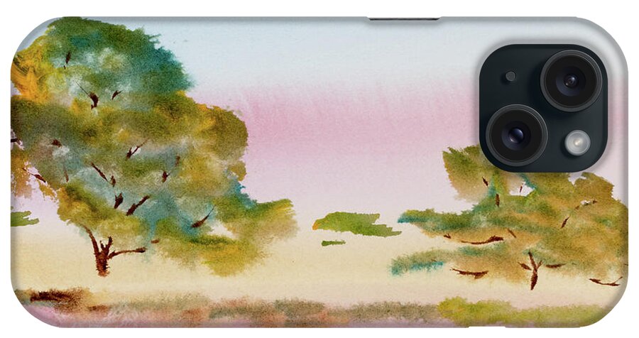 Afternoon iPhone Case featuring the painting Reflections at Sunrise by Dorothy Darden