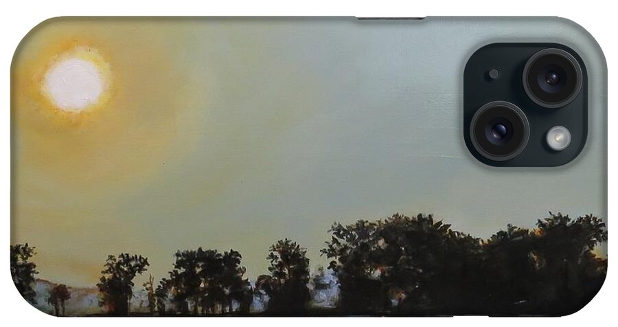 Sunset iPhone Case featuring the painting Sunset Ride by William Brody