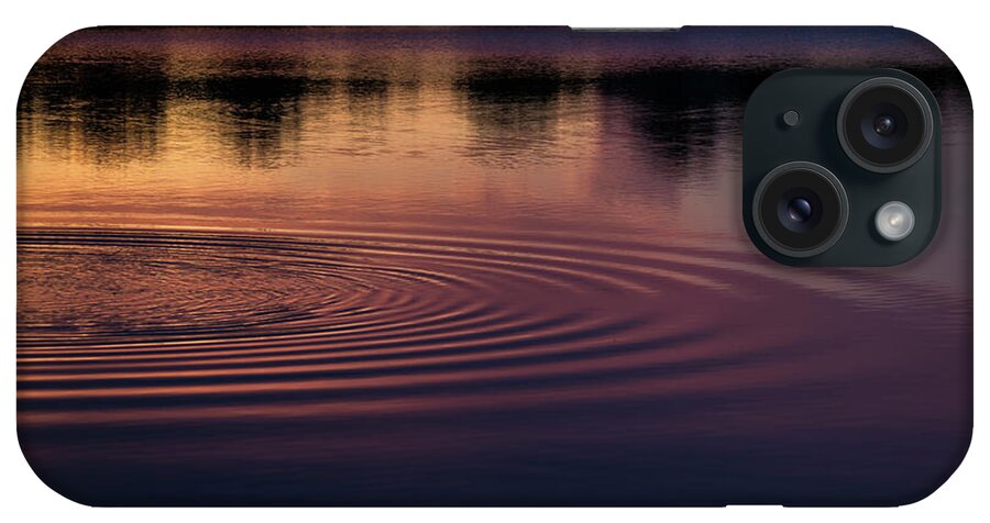 Water iPhone Case featuring the photograph Sunset Ripples by Carol Lloyd