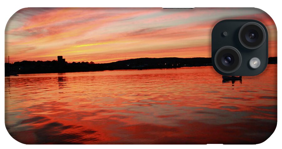 Seascape iPhone Case featuring the photograph Sunset Row by Doug Mills