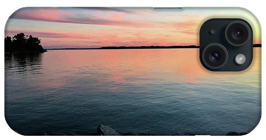 Sunset iPhone Case featuring the photograph Sunset Sky by Laura Kinker