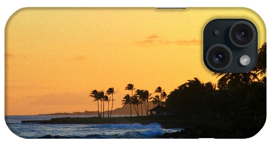 Sunset Time In The Tropics iPhone Case featuring the photograph Sunset Time in the Tropics by Bonnie Follett
