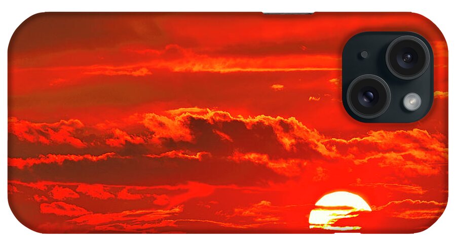 Sunset iPhone Case featuring the photograph Sunset by Tony Beck