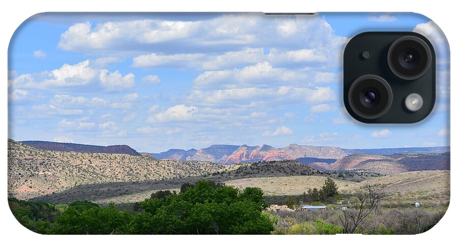 Desert iPhone Case featuring the photograph Sunshine on the Mountains - Verde Canyon by Aimee L Maher ALM GALLERY