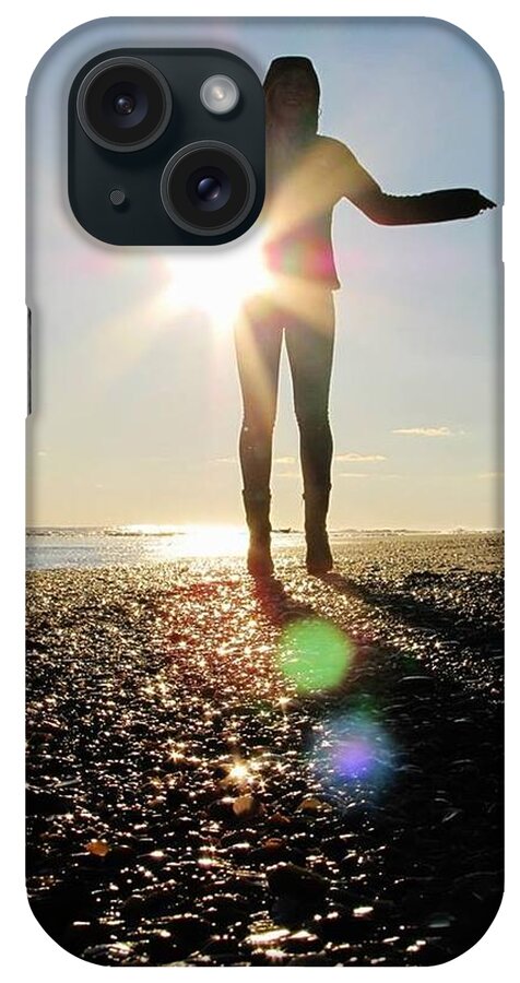 Sun iPhone Case featuring the photograph Sunshine smiles by Laura Henry