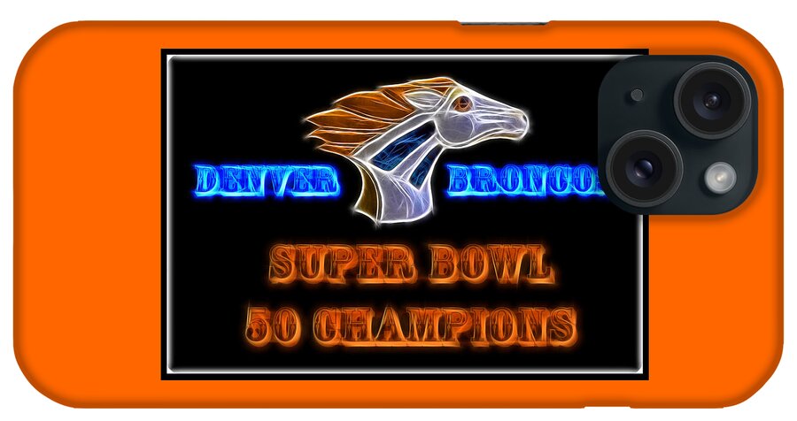 Super Bowl iPhone Case featuring the photograph Super Bowl 50 Champions by Shane Bechler