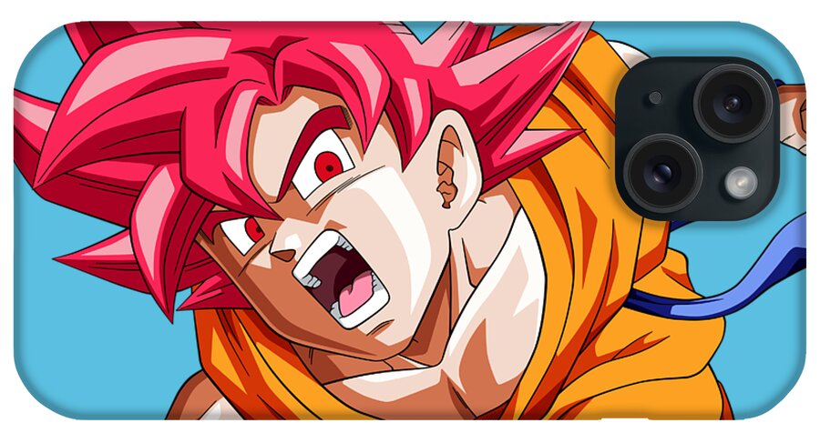 Goku iPhone Case featuring the digital art Dragon Ball Super #20 by Babbal Kumar