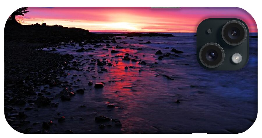 Lake Superior iPhone Case featuring the photograph Superior Dawn by Larry Ricker