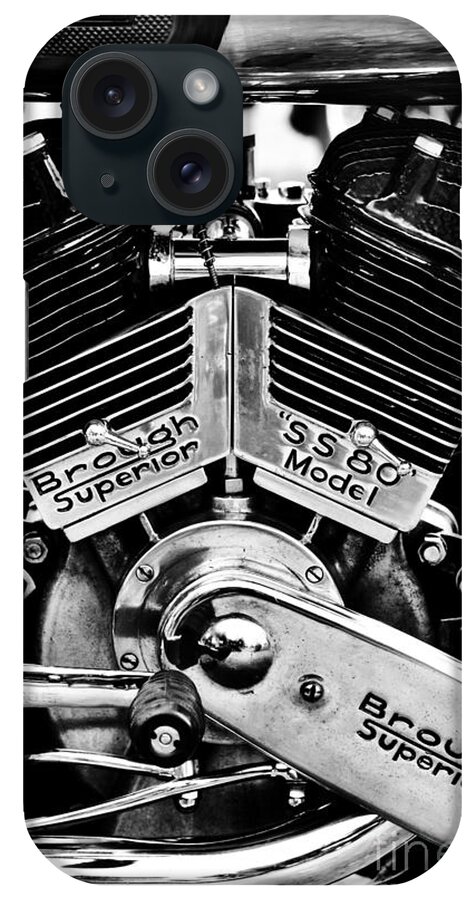 1935 iPhone Case featuring the photograph Superior SS80 Monochrome by Tim Gainey
