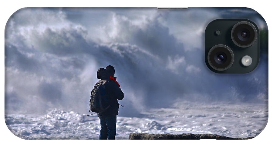 Surf iPhone Case featuring the photograph Surf Watcher by John Meader