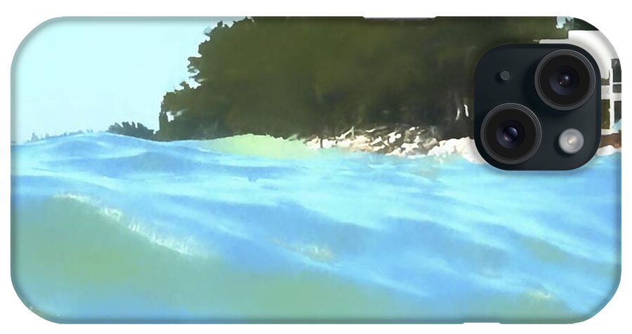 House iPhone Case featuring the photograph Surfs Up by Alison Belsan Horton
