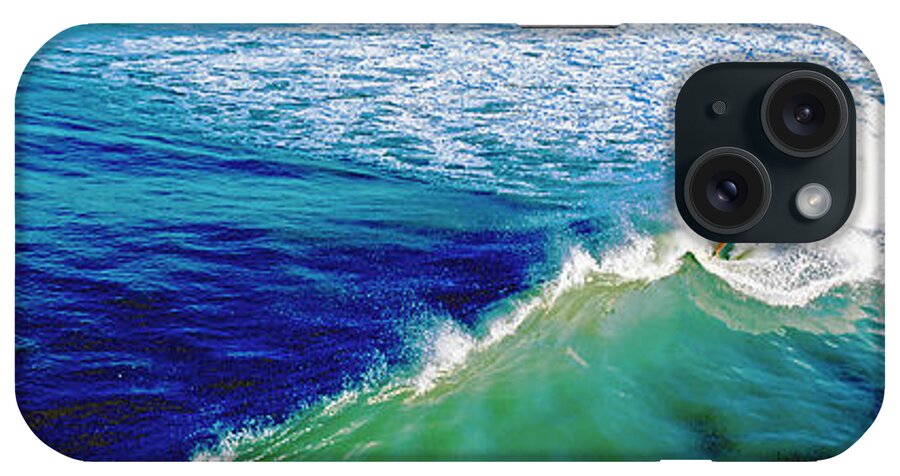 Surfs Up iPhone Case featuring the photograph Surfs up Daytona Beach by Tom Jelen