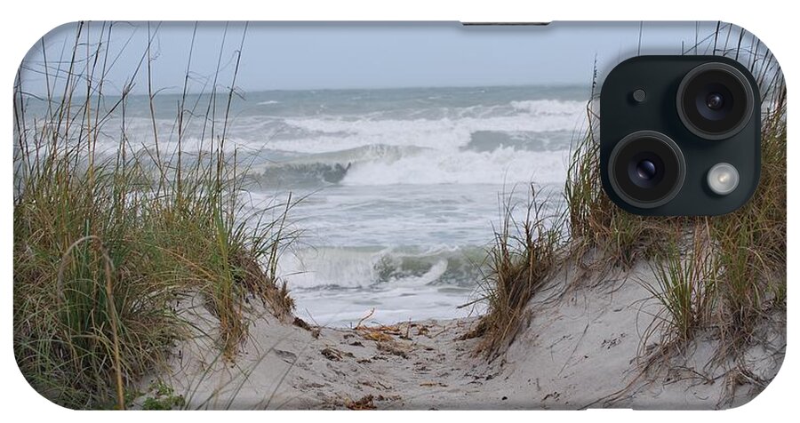 Path iPhone Case featuring the photograph Surf's Up by Judy Hall-Folde