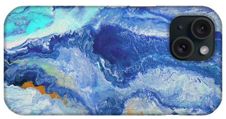 Ocean iPhone Case featuring the painting Surge by Tamara Nelson