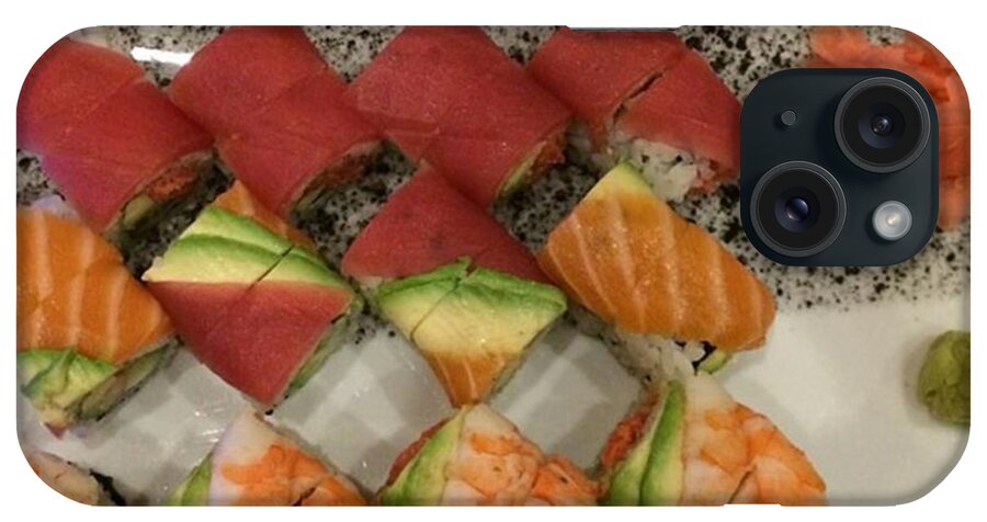 Foodie iPhone Case featuring the photograph Sushi Goodness!! by Jaclyn Bindus