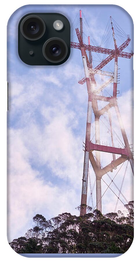 San Francisco iPhone Case featuring the photograph Sutro Tower by Dean Birinyi