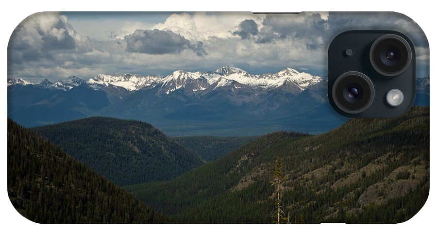 Mountain iPhone Case featuring the photograph Swan Mountain Range by Jedediah Hohf