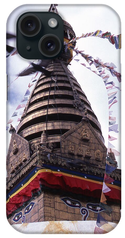 Swayambhunath iPhone Case featuring the photograph Swayambhunath by Patrick Klauss