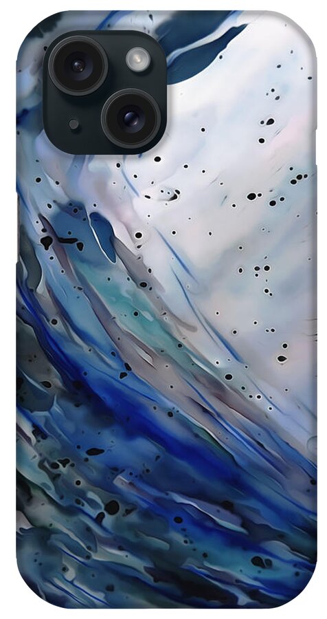 Watercolor iPhone Case featuring the painting Sweeping Beauty by Carol Crisafi