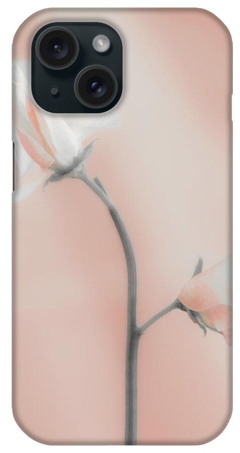 Sweet Peas iPhone Case featuring the photograph Sweet Peas in Crimson by Hal Halli